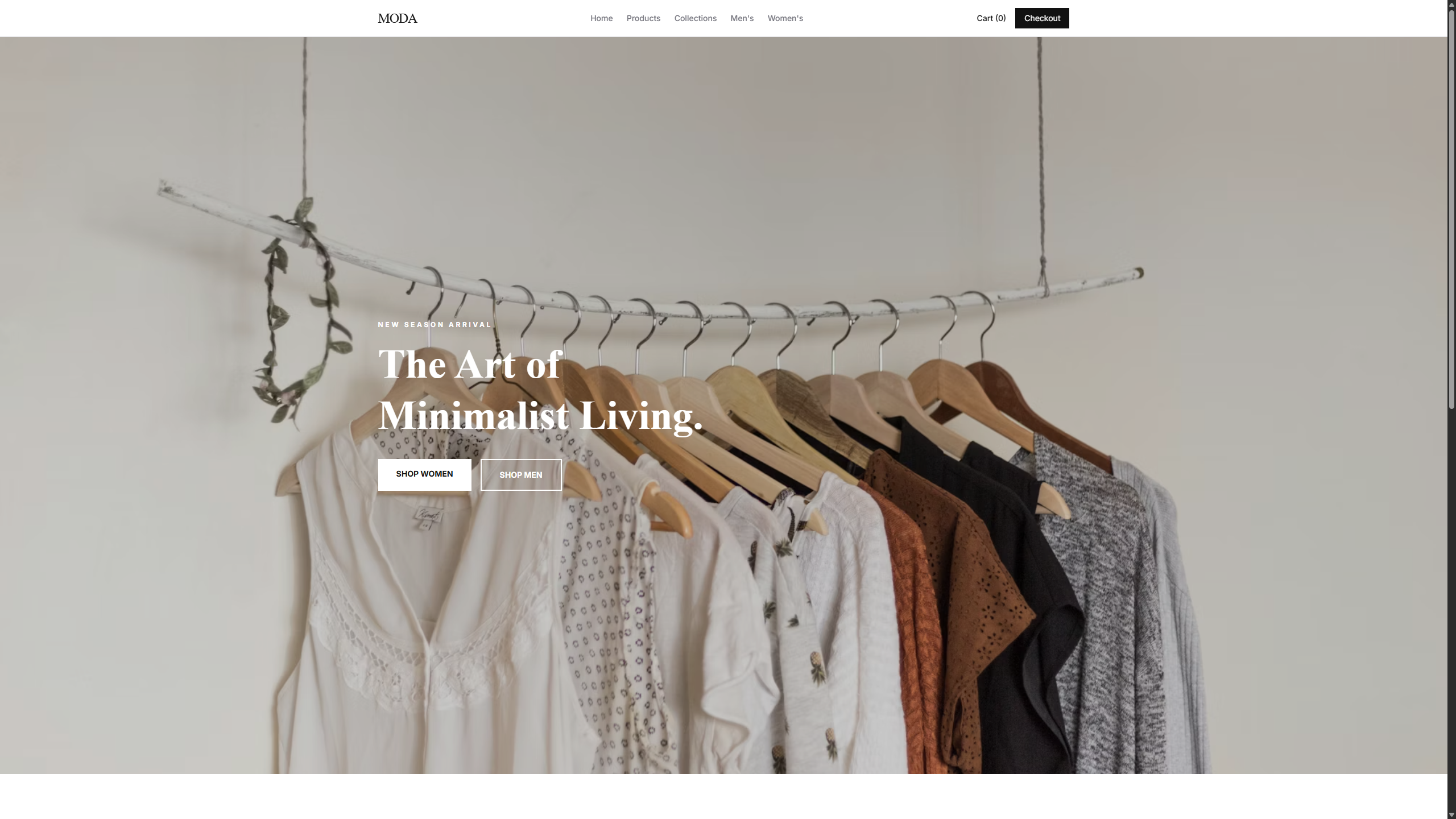 Clothing site